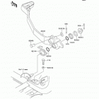 Prairie 400 4X4 (KVF400-A2) Педаль тормоза