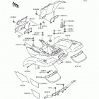 Prairie 400 (KVF400-B1) Заднее крыло