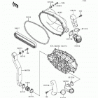 Prairie 400 (KVF400-B1) Converter cover / drive belt