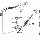BF9.9D4 SHA Распределительный вал и клапана