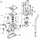 BFP8D4 XHSA Water Pump + Vertical Shaft (ul Size)