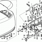 BF90A1 JHTA Крышка двигателя  /  нижний кожух