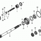 BF75A1 LHTA Вал гребного винта  /  гребной винт