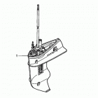 BF9.9D4 SHA Картер коробки передач в сборе (нога)