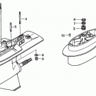 BF75A1 LHTA Картер коробки передач в сборе (нога)