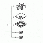 BF115AX XA Водяной насос, комплект крыльчатки