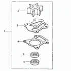 BF25A2 SRSA Водяной насос, комплект крыльчатки