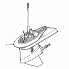 BF130A1 LCA Картер коробки передач в сборе (нога)