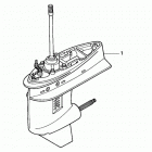 BF50A1 XRTA Картер коробки передач в сборе (нога)