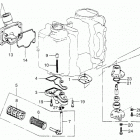 BF75Z LA Oil Pump + Oil Filter + Muffler