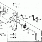 BF75C LA Swivel Case + Swivel Shaft + Tilt Lever