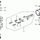 B75K3 SD Piston + Crankshaft