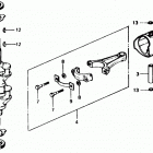 BF100A SA Piston + Crankshaft