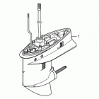 BF50D XRTA Картер коробки передач в сборе (нога)