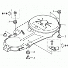 BF50D XRTA Крышка генератора