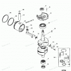 H050312VD Коленчатый вал, поршни и шатуны