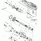 H090412VT Gear Housing Assembly, Propeller Shaft