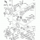 Bayou 300 4X4 (KLF300-C8) Drive shaft(differential)