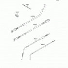 Bayou 300 4X4 (KLF300-C8) Тросы управления