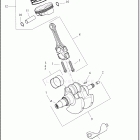 RH975 1ZH1 NIGHTSTER (2024) Коленчатый вал и поршни