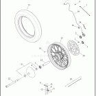 FLHC 1YA9 HERITAGE CLASSIC (2025) WHEELS, FRONT, LACED