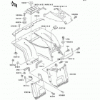 Bayou 300 4X4 (KLF300-C8) Переднее крыло(ья)