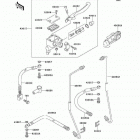 Bayou 300 4X4 (KLF300-C8) Главный тормозной цилиндр,передний