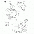 Bayou 300 4X4 (KLF300-C8) Глушитель