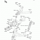 Bayou 300 4X4 (KLF300-C8) Передняя подвеска