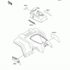 Bayou 220 (KLF220-A10) Decals(red)(klf220-a10)