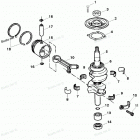H009201US Коленвал и поршни
