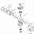 H040412UD Коленчатый вал, поршни и шатуны
