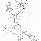 H025201US Tiller Handle And Throttle Linkage