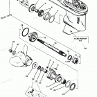 H090422TD Gear Housing Assembly(propshaft) (6 Jaw Reverse Clutch)