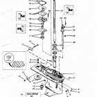 H120412TD Gear Housing Assembly(driveshaft) (6 Jaw Reverse Clutch)