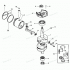 H040412TT Коленвал и поршни