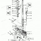 H090412TD Gear Housing Assembly(driveshaft) (6 Jaw Reverse Clutch)