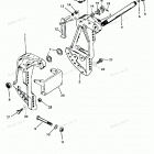 H120412TT Кронштейн крепления к транцу