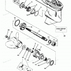 H090422TD Gear Housing Assembly(propshaft) (3 Jaw Reverse Clutch)