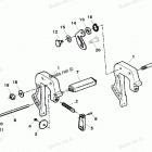 H009211TS Clamp Brackets (serial # 0e127700 Thru 0e143887)