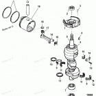 H090412TD Crankshaft And Piston And Conn Rods