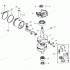 H040312TT Коленвал и поршни