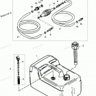 H009211TD Fuel Tank And Line Assembly (plastic - 3.2 Gallon)