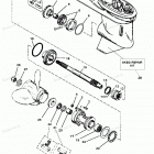 H090412TT Gear Housing Assembly(propshaft) (3 Jaw Reverse Clutch)