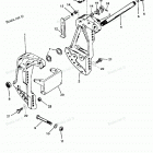H120412TD Кронштейн крепления к транцу