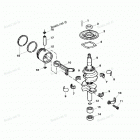 H015211ST Коленвал и поршни