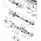H120412TT Gear Housing Assembly(propshaft) (3 Jaw Reverse Clutch)