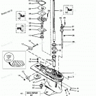 H120422TD Gear Housing Assembly(driveshaft) (6 Jaw Reverse Clutch)