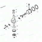 H005201SD Коленвал и поршни