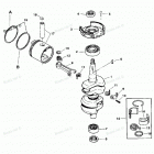 H050412ST Коленвал и поршни